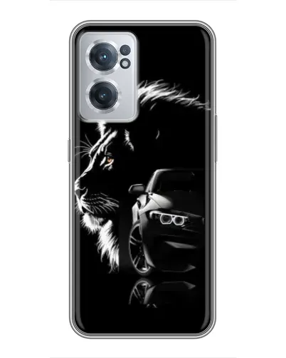 Чехол для OnePlus Nord CE 2 Lite 5G с картинкой «BMW и лев» Чехол для OnePlus Nord CE 2 Lite 5G с картинкой «BMW и лев»