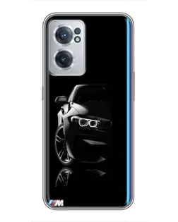 Чехол для OnePlus Nord CE 2 Lite 5G с картинкой «Силуэт BMW в темноте»
