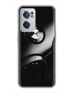Чехол для OnePlus Nord CE 2 Lite 5G с картинкой «Эмблема BMW — макро»