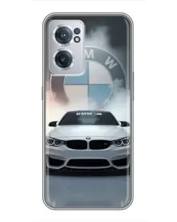 Чехол для OnePlus Nord CE 2 Lite 5G с картинкой «BMW в белом дыму»