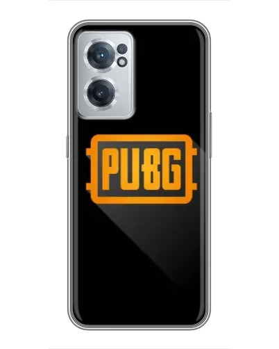Чехол для OnePlus Nord CE 2 Lite 5G с картинкой «PUBG — рамка лого»
