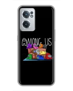 Чехол для OnePlus Nord CE 2 Lite 5G с картинкой «Логотип Among Us»