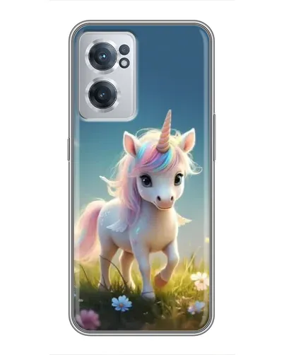 Чехол для OnePlus Nord CE 2 Lite 5G с картинкой «Единорог на поляне» Чехол для OnePlus Nord CE 2 Lite 5G с картинкой «Единорог на поляне»