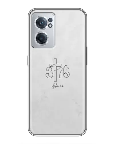 Чехол для OnePlus Nord CE 2 Lite 5G с картинкой «Иоанна 3:16 Крест»