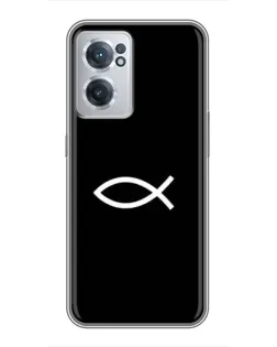 Чехол для OnePlus Nord CE 2 Lite 5G с картинкой «Символ рыбы Jesus»