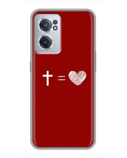 Чехол для OnePlus Nord CE 2 Lite 5G с картинкой «Уравнение любви»