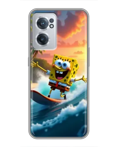 Чехол для OnePlus Nord CE 2 Lite 5G с картинкой «Губка Боб серфингист» Чехол для OnePlus Nord CE 2 Lite 5G с картинкой «Губка Боб серфингист»