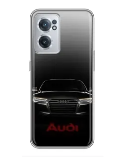 Чехол для OnePlus Nord CE 2 Lite 5G с картинкой «Audi — градиентный контур» Чехол для OnePlus Nord CE 2 Lite 5G с картинкой «Audi — градиентный контур»
