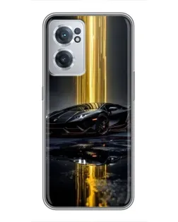 Чехол для OnePlus Nord CE 2 Lite 5G с картинкой «Ночной Lamborghini драйв»