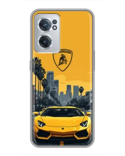 Чехол для OnePlus Nord CE 2 Lite 5G с картинкой «Желтый Lamborghini город» Чехол для OnePlus Nord CE 2 Lite 5G с картинкой «Желтый Lamborghini город»