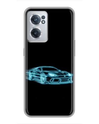 Чехол для OnePlus Nord CE 2 Lite 5G с картинкой «Неоновый контур Lamborghini» Чехол для OnePlus Nord CE 2 Lite 5G с картинкой «Неоновый контур Lamborghini»