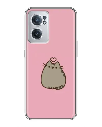 Чехол для OnePlus Nord CE 2 Lite 5G с картинкой «Pusheen сердце»