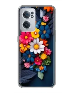 Чехол для OnePlus Nord CE 2 Lite 5G с картинкой «Цветочная феерия»
