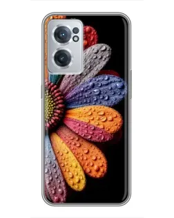 Чехол для OnePlus Nord CE 2 Lite 5G с картинкой «Радужный цветок»