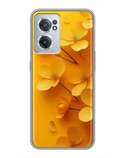 Чехол для OnePlus Nord CE 2 Lite 5G с картинкой «Золотые лепестки»