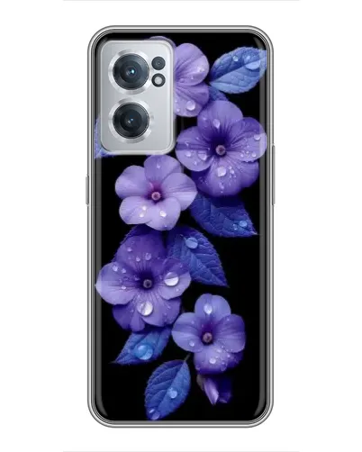 Чехол для OnePlus Nord CE 2 Lite 5G с картинкой «Фиолетовые цветы с росою» Чехол для OnePlus Nord CE 2 Lite 5G с картинкой «Фиолетовые цветы с росою»