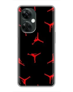 Чехол для OnePlus Nord CE 3 Lite с картинкой «Jordan Red Pattern» Чехол для OnePlus Nord CE 3 Lite с картинкой «Jordan Red Pattern»