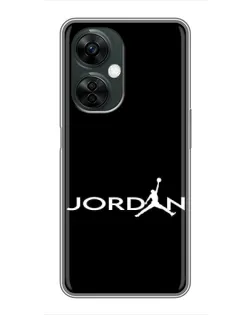 Чехол для OnePlus Nord CE 3 Lite с картинкой «Jordan White Logo» Чехол для OnePlus Nord CE 3 Lite с картинкой «Jordan White Logo»