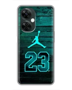 Чехол для OnePlus Nord CE 3 Lite с картинкой «Jordan Cyan 23» Чехол для OnePlus Nord CE 3 Lite с картинкой «Jordan Cyan 23»