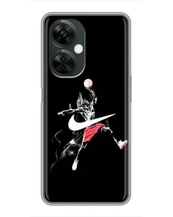 Чехол для OnePlus Nord CE 3 Lite с картинкой «Jordan Jumpman» Чехол для OnePlus Nord CE 3 Lite с картинкой «Jordan Jumpman»