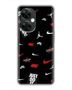 Чехол для OnePlus Nord CE 3 Lite с картинкой «Nike Mix Pattern» Чехол для OnePlus Nord CE 3 Lite с картинкой «Nike Mix Pattern»