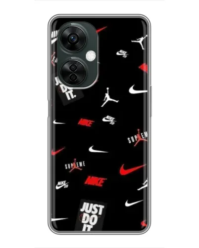 Чехол для OnePlus Nord CE 3 Lite с картинкой «Nike Mix Pattern» Чехол для OnePlus Nord CE 3 Lite с картинкой «Nike Mix Pattern»