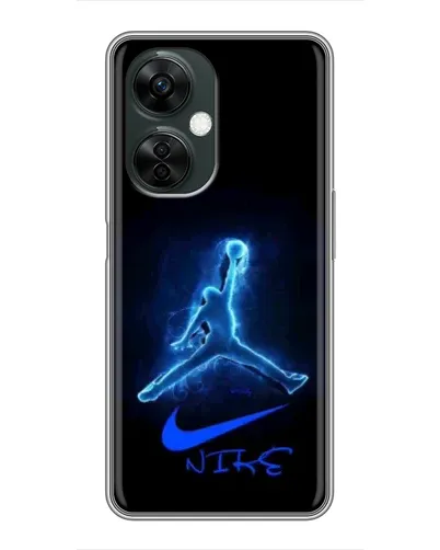 Чехол для OnePlus Nord CE 3 Lite с картинкой «Jordan Neon Blue» Чехол для OnePlus Nord CE 3 Lite с картинкой «Jordan Neon Blue»