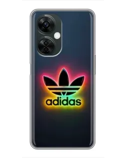 Чехол для OnePlus Nord CE 3 Lite с картинкой «Неоновый Adidas»