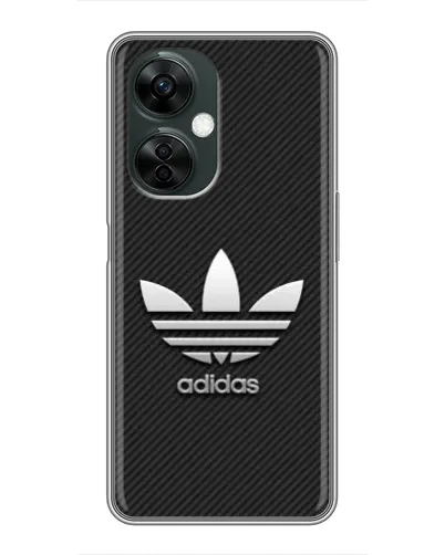 Чехол для OnePlus Nord CE 3 Lite с картинкой «Adidas Карбоновая текстура»