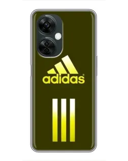 Чехол для OnePlus Nord CE 3 Lite с картинкой «Оливковый градиент Adidas»