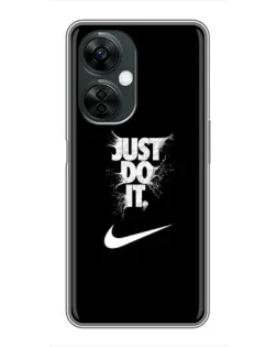 Чехол для OnePlus Nord CE 3 Lite с картинкой «Текстовый принт Nike» Чехол для OnePlus Nord CE 3 Lite с картинкой «Текстовый принт Nike»