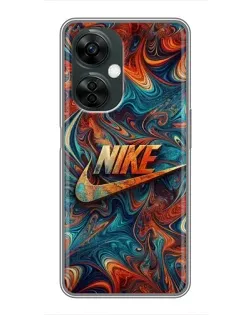 Чехол для OnePlus Nord CE 3 Lite с картинкой «Nike в абстракции» Чехол для OnePlus Nord CE 3 Lite с картинкой «Nike в абстракции»