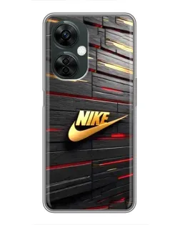 Чехол для OnePlus Nord CE 3 Lite с картинкой «Золотой Nike на металле» Чехол для OnePlus Nord CE 3 Lite с картинкой «Золотой Nike на металле»