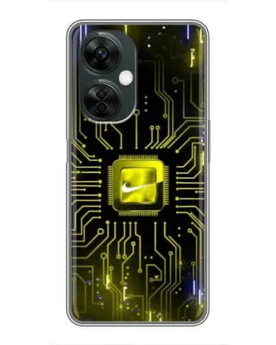 Чехол для OnePlus Nord CE 3 Lite с картинкой «Nike — золотая искра»
