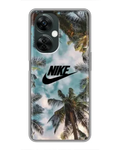 Чехол для OnePlus Nord CE 3 Lite с картинкой «Тропический принт Nike» Чехол для OnePlus Nord CE 3 Lite с картинкой «Тропический принт Nike»