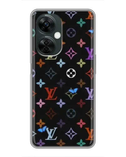 Чехол для OnePlus Nord CE 3 Lite с картинкой «Цветная монограмма LV»