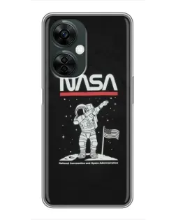 Чехол для OnePlus Nord CE 3 Lite с картинкой «NASA — шагаем по Луне» Чехол для OnePlus Nord CE 3 Lite с картинкой «NASA — шагаем по Луне»