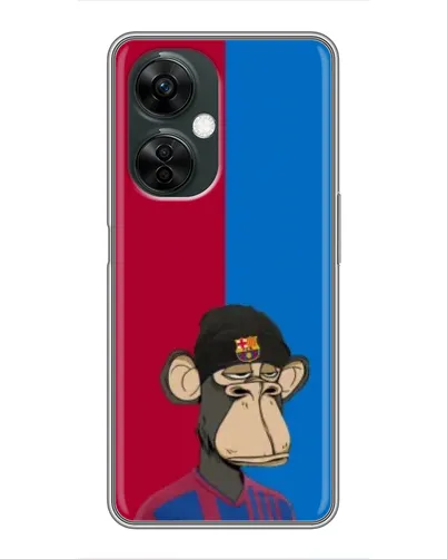 Чехол для OnePlus Nord CE 3 Lite с картинкой «Bored Ape — фанат Барсы»