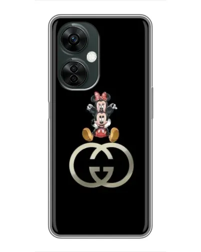 Чехол для OnePlus Nord CE 3 Lite с картинкой «Минни Маус на лого»