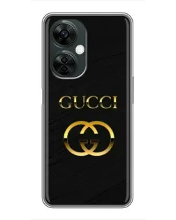 Чехол для OnePlus Nord CE 3 Lite с картинкой «Золотой логотип Gucci» Чехол для OnePlus Nord CE 3 Lite с картинкой «Золотой логотип Gucci»
