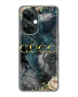 Чехол для OnePlus Nord CE 3 Lite с картинкой «Абстрактные цветы Gucci» Чехол для OnePlus Nord CE 3 Lite с картинкой «Абстрактные цветы Gucci»