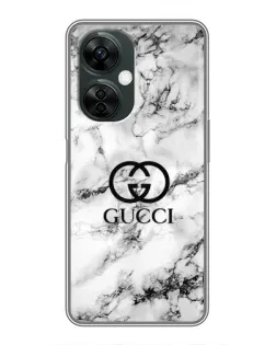 Чехол для OnePlus Nord CE 3 Lite с картинкой «Gucci — мраморный шик» Чехол для OnePlus Nord CE 3 Lite с картинкой «Gucci — мраморный шик»