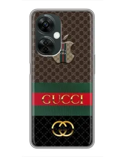 Чехол для OnePlus Nord CE 3 Lite с картинкой «Gucci — брендированный десерт» Чехол для OnePlus Nord CE 3 Lite с картинкой «Gucci — брендированный десерт»