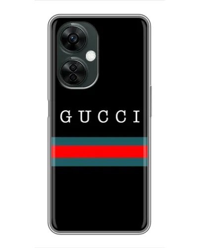 Чехол для OnePlus Nord CE 3 Lite с картинкой «Gucci — красный пояс»