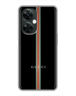 Чехол для OnePlus Nord CE 3 Lite с картинкой «Gucci — строгая линия» Чехол для OnePlus Nord CE 3 Lite с картинкой «Gucci — строгая линия»