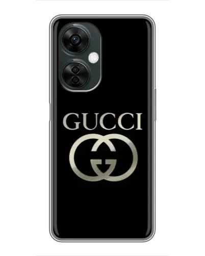 Чехол для OnePlus Nord CE 3 Lite с картинкой «Gucci — золото на черном» Чехол для OnePlus Nord CE 3 Lite с картинкой «Gucci — золото на черном»
