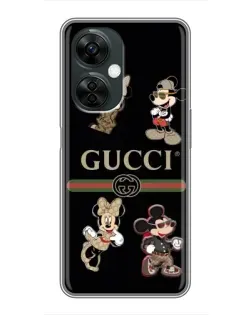 Чехол для OnePlus Nord CE 3 Lite с картинкой «Gucci — герои Disney и монограмма» Чехол для OnePlus Nord CE 3 Lite с картинкой «Gucci — герои Disney и монограмма»