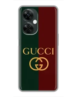 Чехол для OnePlus Nord CE 3 Lite с картинкой «Gucci — темно-зеленый градиент» Чехол для OnePlus Nord CE 3 Lite с картинкой «Gucci — темно-зеленый градиент»