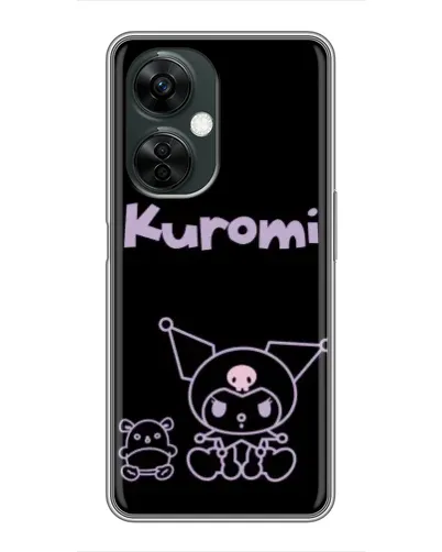Чехол для OnePlus Nord CE 3 Lite с картинкой «Kuromi — черный минимализм» Чехол для OnePlus Nord CE 3 Lite с картинкой «Kuromi — черный минимализм»