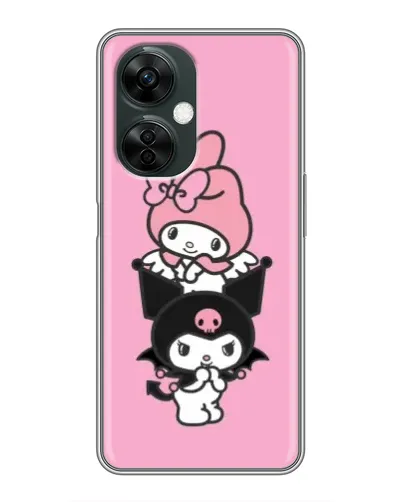 Чехол для OnePlus Nord CE 3 Lite с картинкой «My Melody и Kuromi» Чехол для OnePlus Nord CE 3 Lite с картинкой «My Melody и Kuromi»